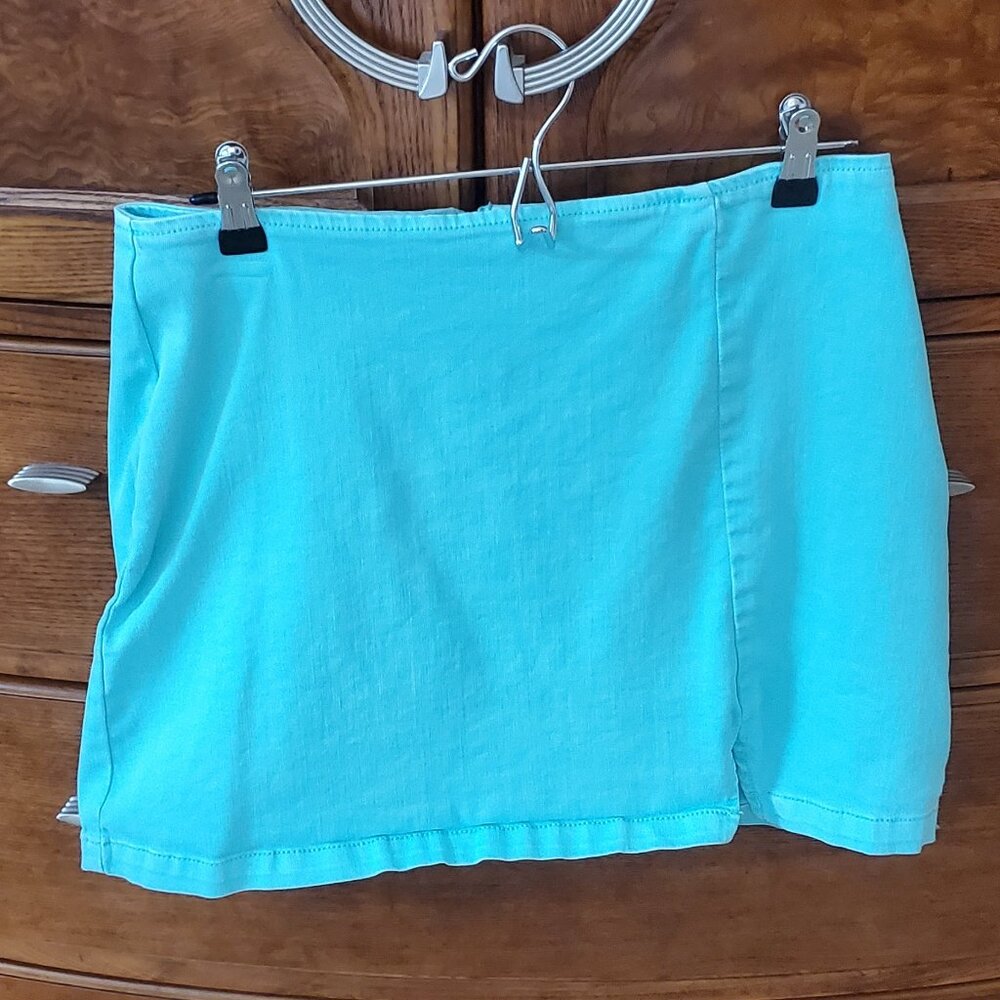 Turquoise Wild Fable Mini Skirt - Size 8